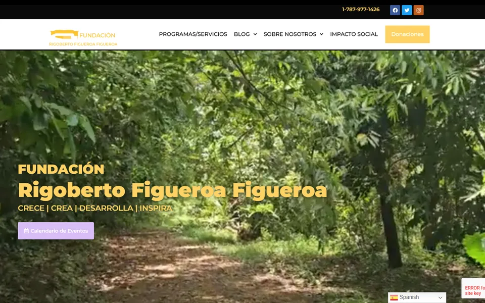 Sitio web de la Fundación Rigoberto Figueroa Figueroa