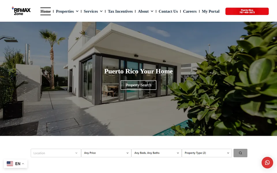 Portal inmobiliario de RE/MAX Zone